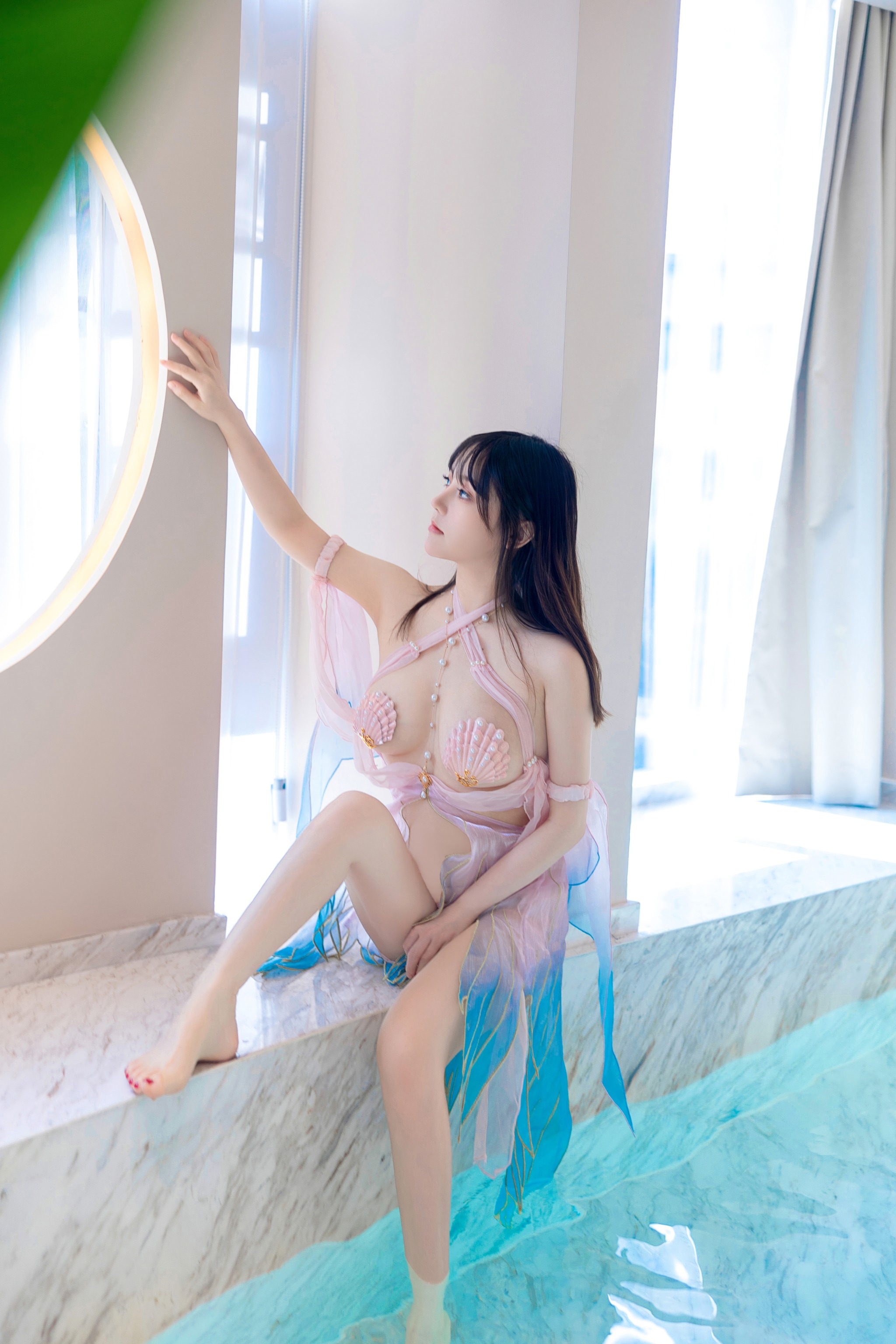 图片[1]-豆瓣酱 – NO.7650 008.豆瓣酱 – 内购无水印 贝壳泳衣[78P]-XikXak